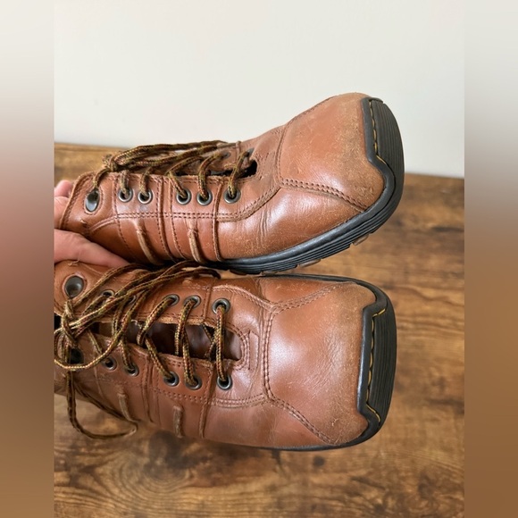 Dr. Martens Jim Air Brown Leather Oxfords - Men’s Size 10 - Picture 8 of 14